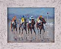 LAYTOWN RACES, FOUR HORSE FINISH by Bill O'Brien at Ross's Online Art Auctions