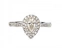18CT WHITE GOLD DIAMOND RING at Ross's Online Art Auctions