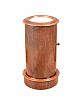 VICTORIAN MAHOGANY CYLINDER BEDSIDE PEDESTAL at Ross's Online Art Auctions