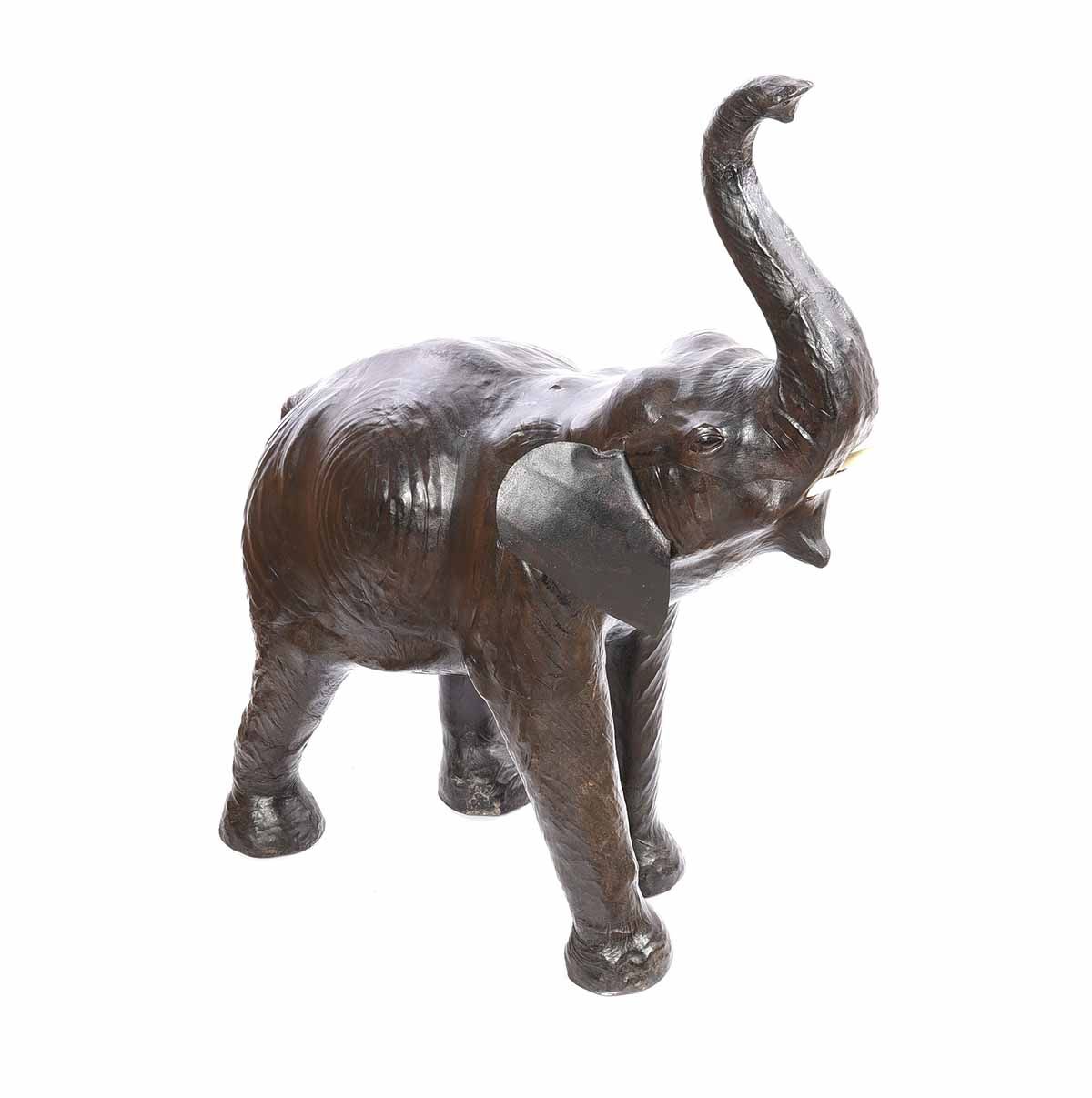 LEATHER ELEPHANT at Ross's Online Art Auctions
