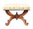 REGENCY ROSEWOOD STOOL at Ross's Online Art Auctions