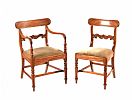 SET OF SIX GEORGIAN MAHOGANY DINING ROOM CHAIRS at Ross's Online Art Auctions