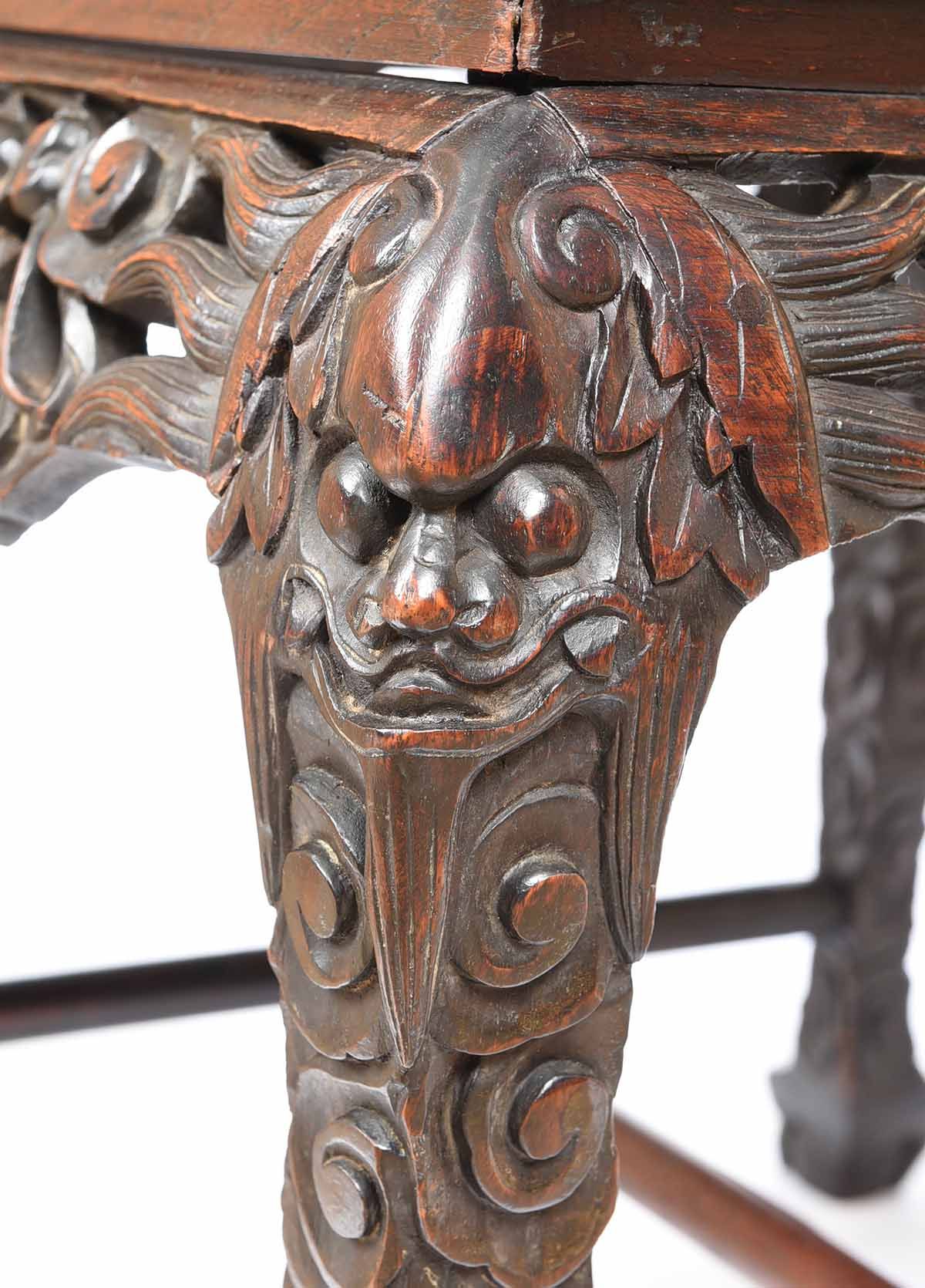 CHINESE CHERRYWOOD PLANT STAND at Ross's Online Art Auctions
