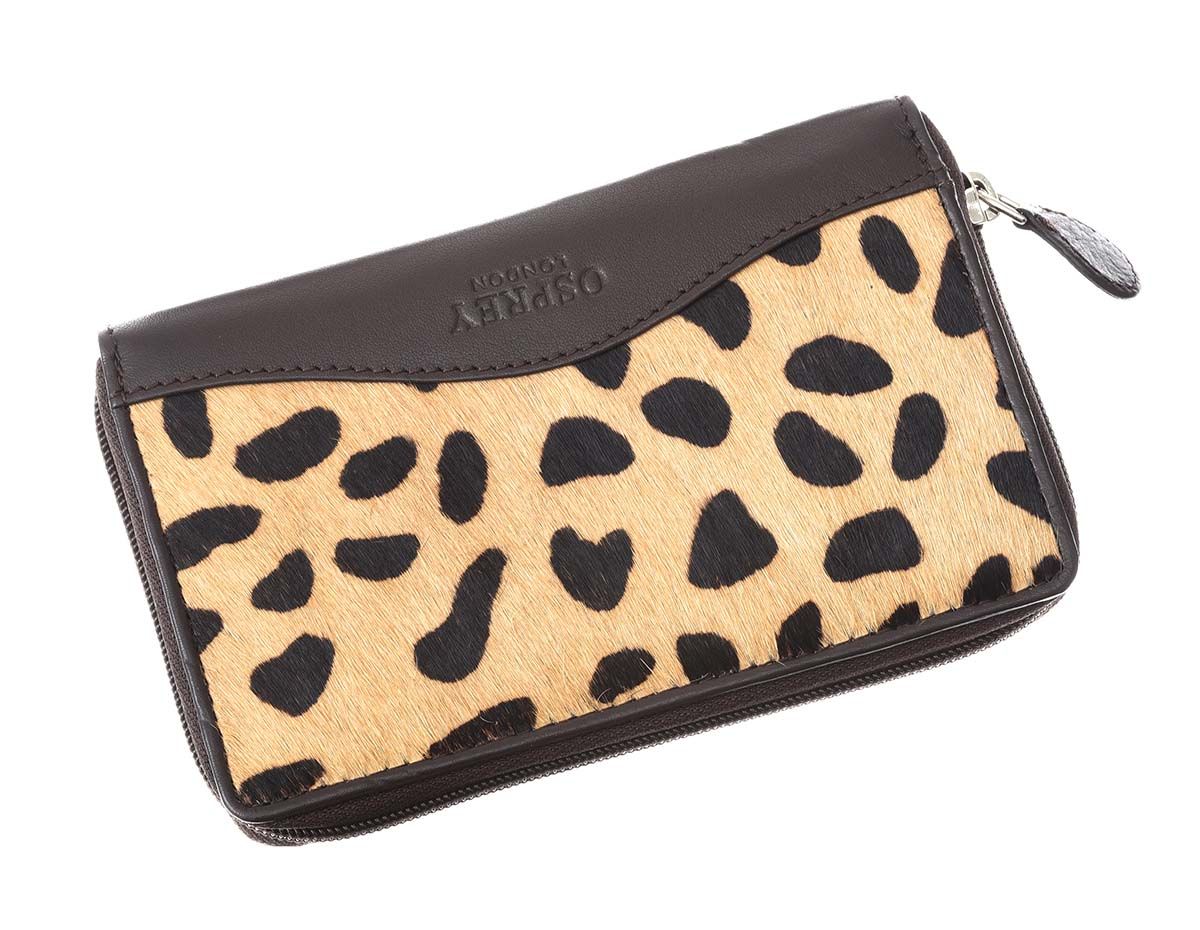 Leopard rectangular purse