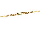 ANTIQUE 18-22CT GOLD EMERALD AND DIAMOND BRACELET 
 at Ross's Online Art Auctions