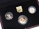 1992 GOLD PROOF SOVEREIGN THREE COIN SET at Ross's Online Art Auctions