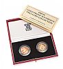 GOLD PROOF SOVEREIGN TWO COIN SET at Ross's Online Art Auctions