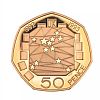 GOLD PROOF FIFTY PENCE COIN at Ross's Online Art Auctions