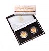 PROOF 1904 GOLD TWO COIN SET at Ross's Online Art Auctions