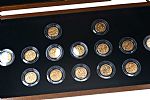 PROOF HALF SOVEREIGN COLLECTION 1900 - 1915 at Ross's Online Art Auctions