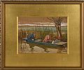 DUCK SHOOTING by George Goodwin Kilburne RI ROI RWS at Ross's Online Art Auctions