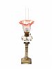 CORINTHIAN PILLAR OIL LAMP at Ross's Online Art Auctions