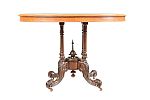 VICTORIAN WALNUT CENTRE TABLE at Ross's Online Art Auctions