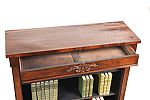 WILLIAM IV ROSEWOOD OPEN BOOKCASE at Ross's Online Art Auctions