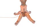 CARVED MAHOGANY STANDARD LAMP at Ross's Online Art Auctions