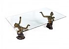 GLASS TOP COFFEE TABLE at Ross's Online Art Auctions