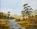 BOW LOUGH, BALLYNAHINCH, COUNTY DOWN by Robert B. Higgins at Ross's Online Art Auctions