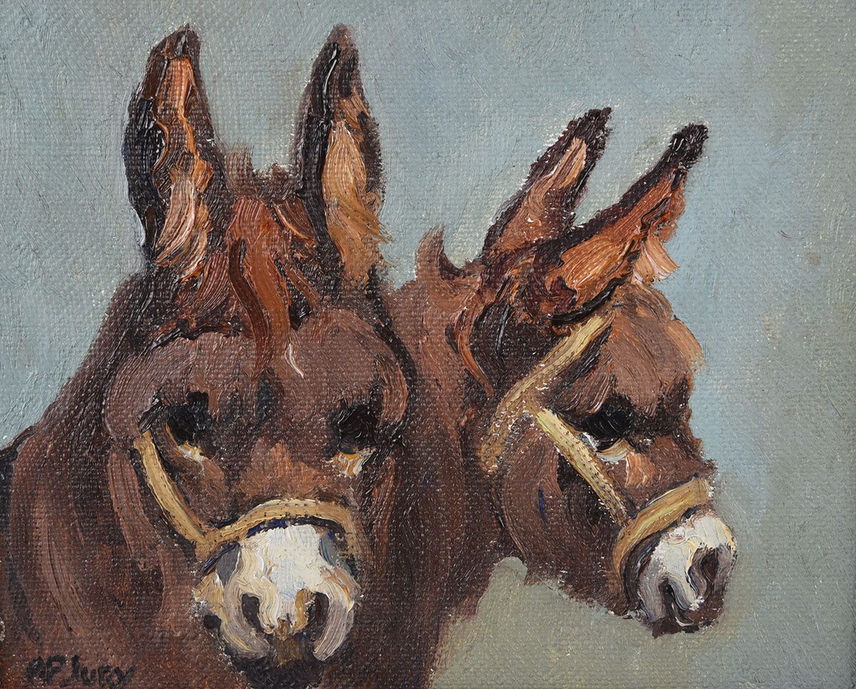 NED & SALLY by Anne Primrose  Jury HRUA at Ross's Online Art Auctions