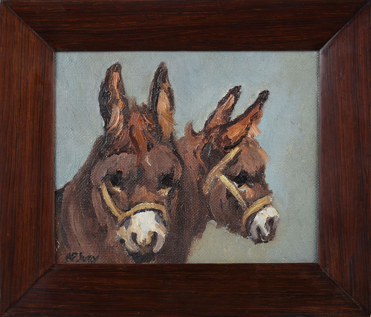 NED & SALLY by Anne Primrose  Jury HRUA at Ross's Online Art Auctions