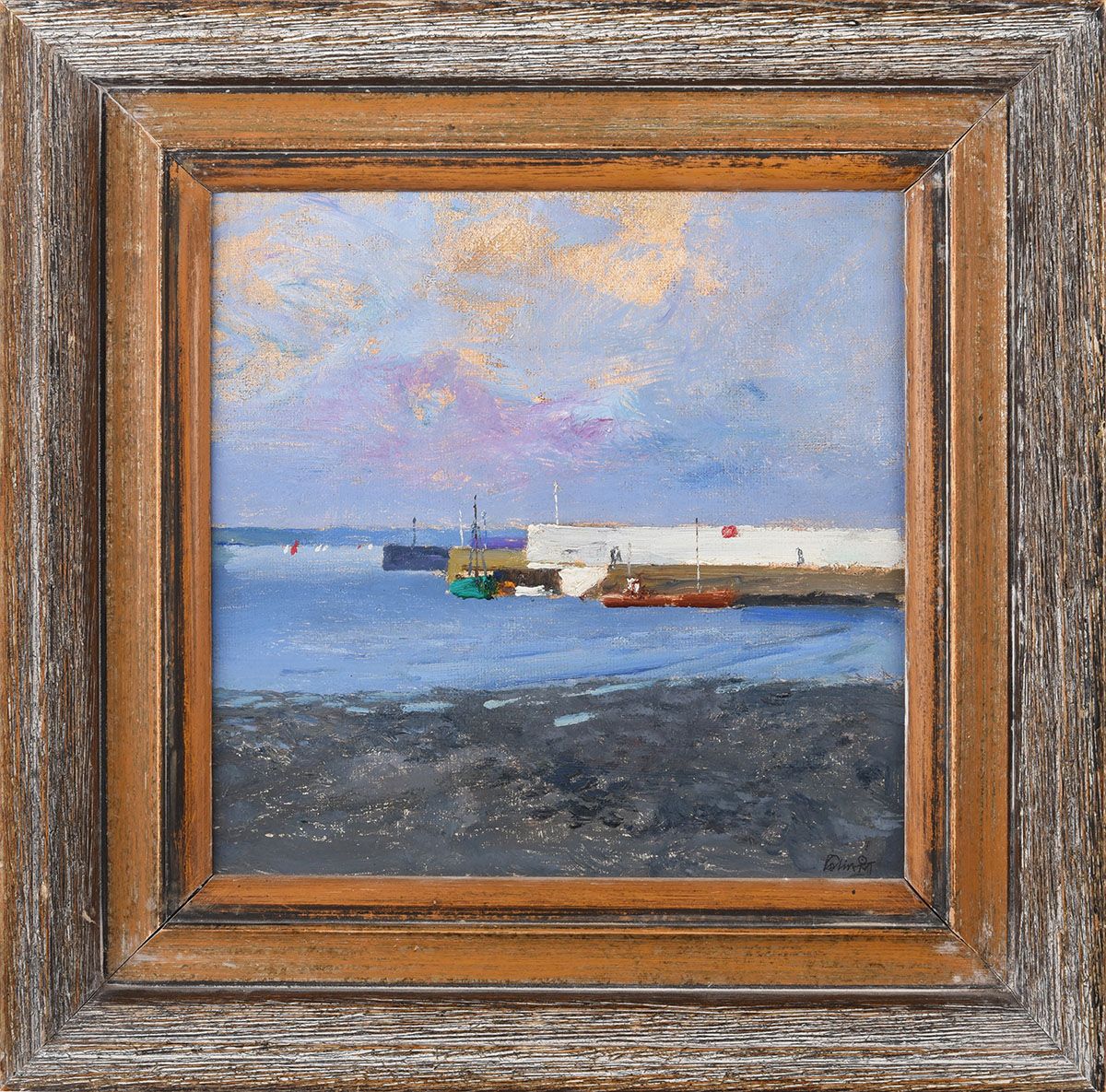 NORTH PIER, BANGOR by Colin Middleton RHA RUA at Ross's Online Art Auctions