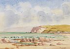 ON THE ANTRIM COAST by Harry G. Lees at Ross's Online Art Auctions