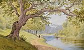 NEWFORGE, RIVER LAGAN, BELFAST by Joseph William  Carey RUA at Ross's Online Art Auctions