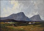TOWARDS ERRIGAL FROM DUNFANAGHY, DONEGAL by Frank McKelvey RHA RUA at Ross's Online Art Auctions