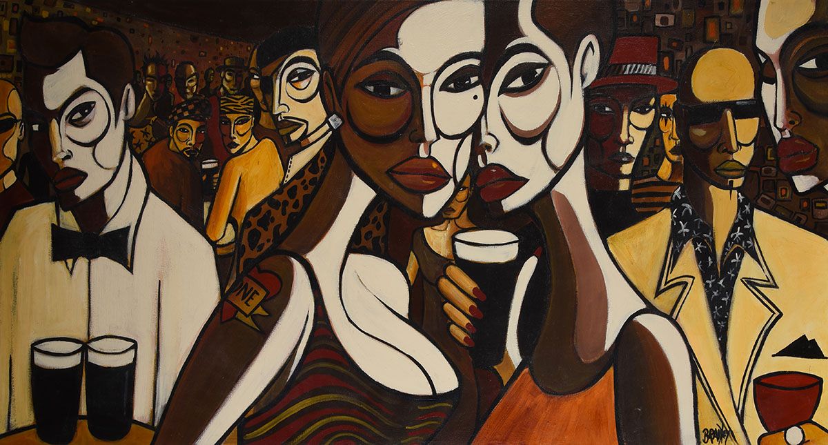 THE PENTHOUSE SUITE by Terry Bradley at Ross's Online Art Auctions