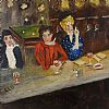 WORKING GIRLS by Rose Elizabeth Moorcroft at Ross's Online Art Auctions