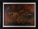 THE STARTLED HARE by Michael Smyth at Ross's Online Art Auctions