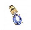 
18CT GOLD TANZANITE AND DIAMOND PENDANT 
 at Ross's Online Art Auctions