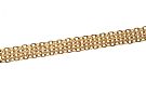 GOLD-PLATED STERLING SILVER BRACELET at Ross's Online Art Auctions