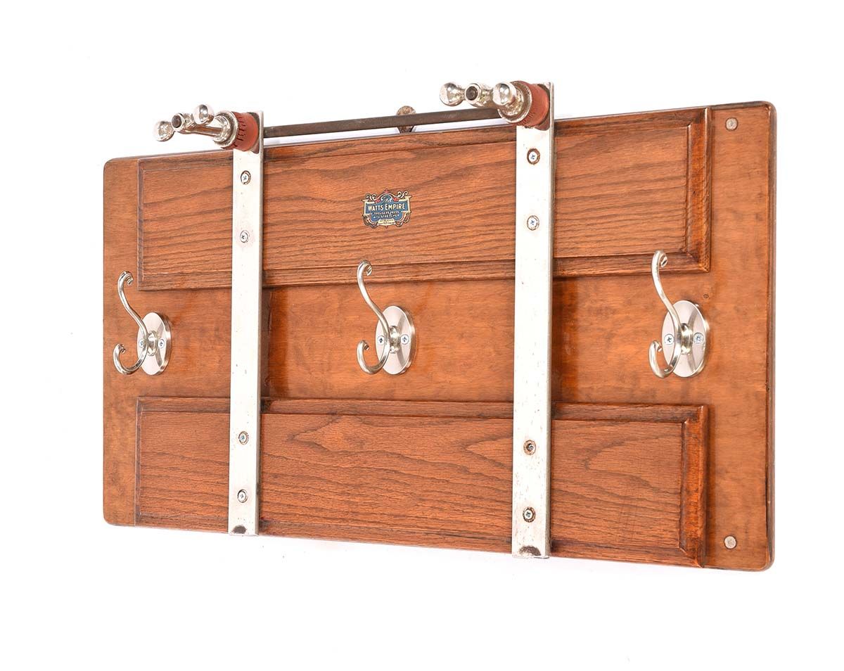 VINTAGE TROUSER PRESS CONVERTED TO A COAT RACK at Ross's Online Art Auctions