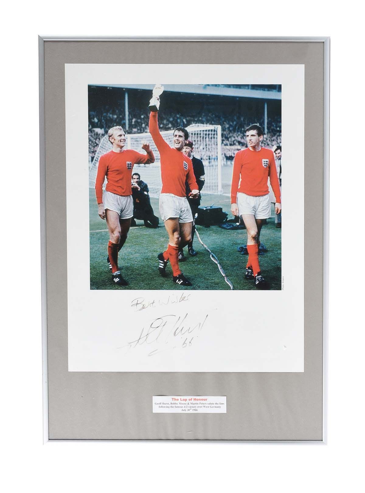 SIGNED FOOTBALL PHOTO at Ross's Online Art Auctions