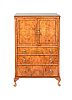VINTAGE WALNUT TALLBOY CHEST OF DRAWERS at Ross's Online Art Auctions