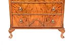 VINTAGE WALNUT TALLBOY CHEST OF DRAWERS at Ross's Online Art Auctions