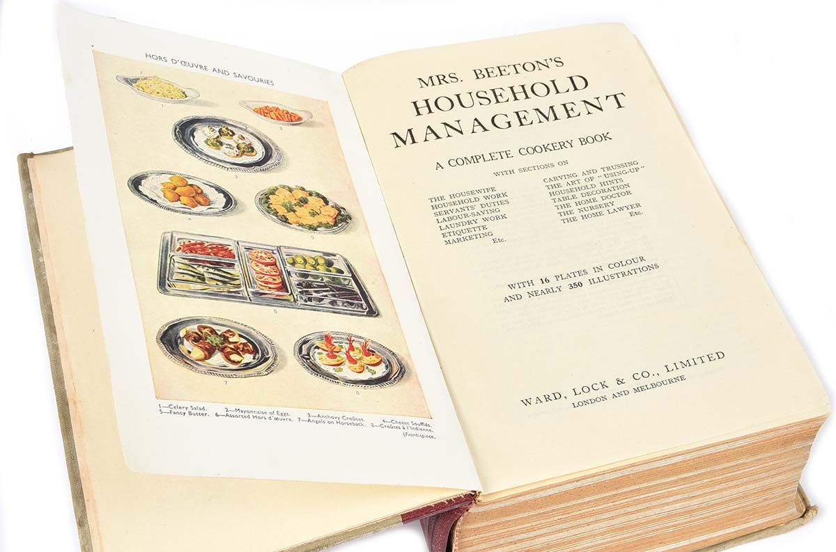 ONE VOLUME OF MRS BEETONS HOUSEHOLD MANAGEMENT at Ross's Online Art Auctions