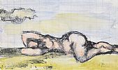 NUDE STUDY by Daniel O'Neill at Ross's Online Art Auctions