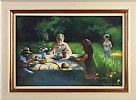 LUNCH IN THE GARDEN by Tom Quinn at Ross's Online Art Auctions