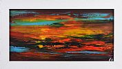 GALWAY BAY SUNSET by John Stewart at Ross's Online Art Auctions