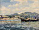 APPROACHING WARRENPOINT,COUNTY DOWN by Frank McKelvey RHA RUA at Ross's Online Art Auctions