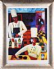 TWO CHEFS & A WAITER by Graham Knuttel at Ross's Online Art Auctions