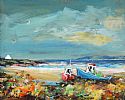 ON RATHLIN ISLAND by Nigel Allison at Ross's Online Art Auctions