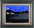 TORY ISLAND HARBOUR AT NIGHT by Patsy Dan  Rodgers at Ross's Online Art Auctions