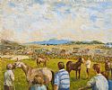HORSE FAIR by Irish School at Ross's Online Art Auctions