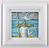 BOY WITH SEAGULL by Elizabeth Taggart at Ross's Online Art Auctions