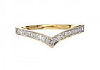 18CT GOLD DIAMOND FITTED BAND at Ross's Online Art Auctions