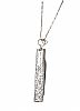 STERLING SILVER NECKLACE WITH PEN KINIFE PENDANT at Ross's Online Art Auctions