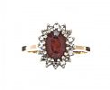 9CT GOLD RUBY AND DIAMOND RING
 at Ross's Online Art Auctions