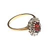 9CT GOLD RUBY AND DIAMOND RING
 at Ross's Online Art Auctions